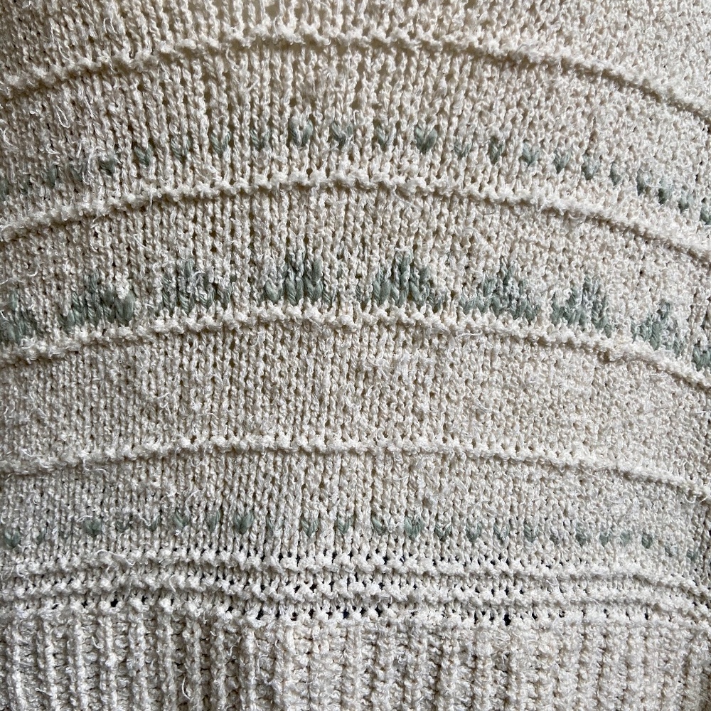 FREE PEOPLE hooded v-neck crochet sweater NWT - Picture 6 of 8